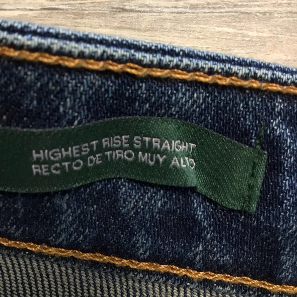 Wild Fable Highest Rise Straight Distressed Destructed Button Fly Jeans 4